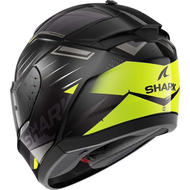 Shark Ridill 2 Bersek – Casco integral de moto negro brillo, ECE 22.06