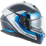 Shark Skwal i3 Rhad – Casco integral de moto negro brillo, ECE 22.06