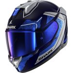 Shark Skwal i3 Rhad – Casco integral de moto negro brillo, ECE 22.06
