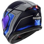 Shark Skwal i3 Rhad – Casco integral de moto negro brillo, ECE 22.06
