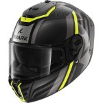 Shark Spartan RS Carbon Shawn – Casco integral de moto antracita y amarillo, ECE 22.06