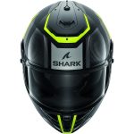 Shark Spartan RS Carbon Shawn – Casco integral de moto antracita y amarillo, ECE 22.06