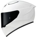 Suomy Track-1 Plain – Casco integral de moto blanco liso