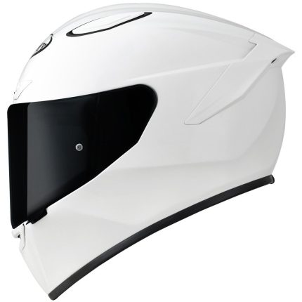 Suomy Track-1 Plain – Casco integral de moto blanco liso