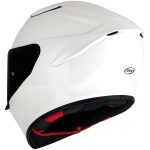 Suomy Track-1 Plain – Casco integral de moto blanco liso