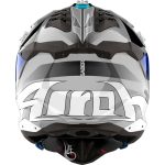 Airoh Aviator 3 Saber – Casco de motocross azul brillo para off-road
