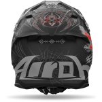 Airoh Twist 3 Arcade – Casco integral cross de moto negro/gris mate, ECE 22.06