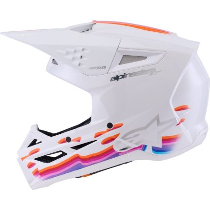 Alpinestars S-M3 Force OCD – Casco integral de moto multicolor