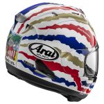 Arai RX-7V Evo Doohan Jubilee Restyle – Casco integral de moto blanco/rojo/azul/dorado