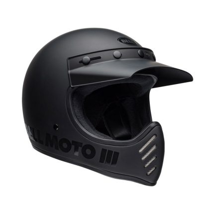 Bell Moto-3 Classic – Casco de motocross de moto con calota en fibra de vidrio, ECE 22.05