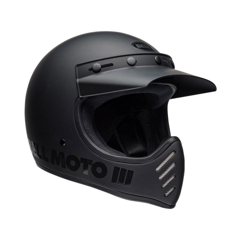 Bell Moto-3 Classic – Casco de motocross de moto con calota en fibra de vidrio, ECE 22.05