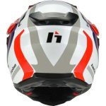 Hebo XP22 Panam – Casco integral de moto blanco, rojo y azul, ECE 22.06