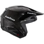 Hebo Zone Race K3 Carbon – Casco jet de moto con forro Coolmax