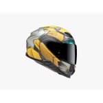 HJC F71 Bumblebee Hasbro – Casco integral de moto amarillo, ECE 22.06