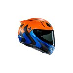 HJC RPHA 12 Kos – Casco integral de moto blanco/rojo, ECE 22.06