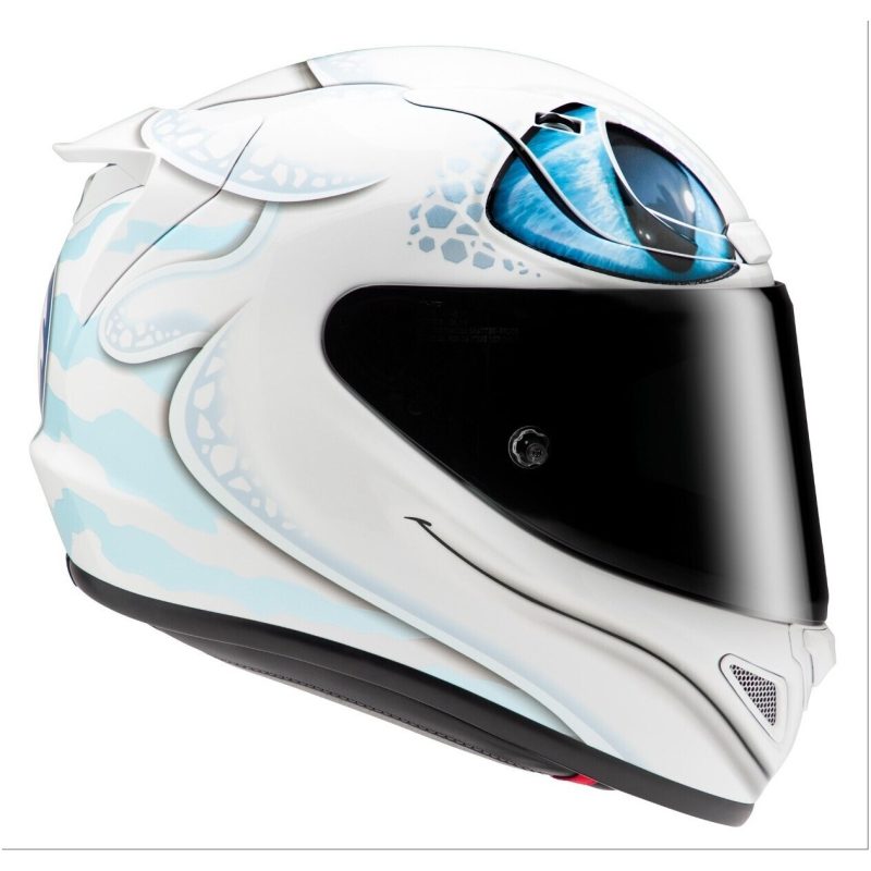 HJC RPHA 12 Light Fury Universal – Casco integral de moto blanco brillo, ECE 22.06