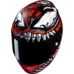 HJC RPHA 12 Maximized Venom Marvel – Casco integral de moto rojo/negro brillante, ECE 22.06