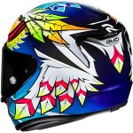 HJC RPHA 12 Spasso – Casco integral de moto amarillo/azul/blanco, ECE 22.06