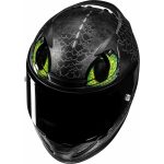 HJC RPHA 12 Toothless II – Casco integral de moto verde y negro mate, ECE 22.06