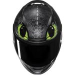 HJC RPHA 12 Toothless II – Casco integral de moto verde y negro mate, ECE 22.06