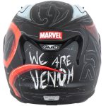HJC RPHA 12 Venom 3 Marvel – Casco integral de moto negro y rojo, ECE 22.06