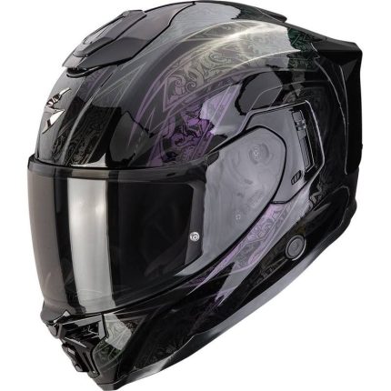 Scorpion EXO-1500 Air Fantasy – Casco integral de moto negro