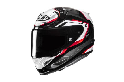 HJC RPHA 12 Brels – Casco integral de moto rojo/negro/blanco, ECE 22.06