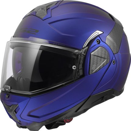 LS2 FF910 Advant II – Casco modular de moto en carbono y policarbonato, ECE 22.06