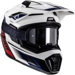 Leatt Kit ADV 8.5 con gafas – Casco integral de moto negro/verde