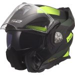 LS2 FF901 Advant X Nova – Casco modular de moto blanco, rojo y azul