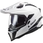LS2 MX701 Explorer C Solid – Casco de motocross de moto antracita y negro, ECE 22.05