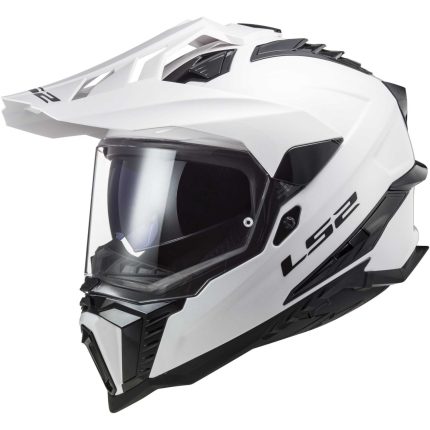 LS2 MX701 Explorer C Solid – Casco de motocross de moto antracita y negro, ECE 22.05
