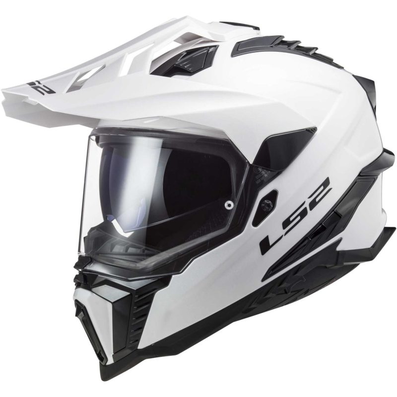 LS2 MX701 Explorer C Solid – Casco de motocross de moto antracita y negro, ECE 22.05