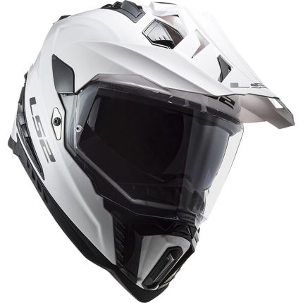 LS2 MX701 Explorer C Solid – Casco de motocross de moto antracita y negro, ECE 22.05