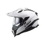 LS2 MX701 Explorer C Solid – Casco de motocross de moto antracita y negro, ECE 22.05