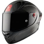 MT Helmets KRE+ S Pure A1 Brillo – Casco integral de moto negro brillo, ECE 22.05