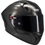 MT Helmets KRE+ S Pure A1 Brillo – Casco integral de moto negro brillo, ECE 22.05