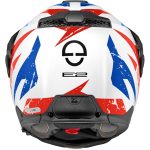 Schuberth E2 Explorer – Casco modular de moto azul brillo, ECE 22.06