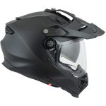 Scorpion ADF-9000 Air Solid – Casco integral de moto negro mate, ECE 22.06