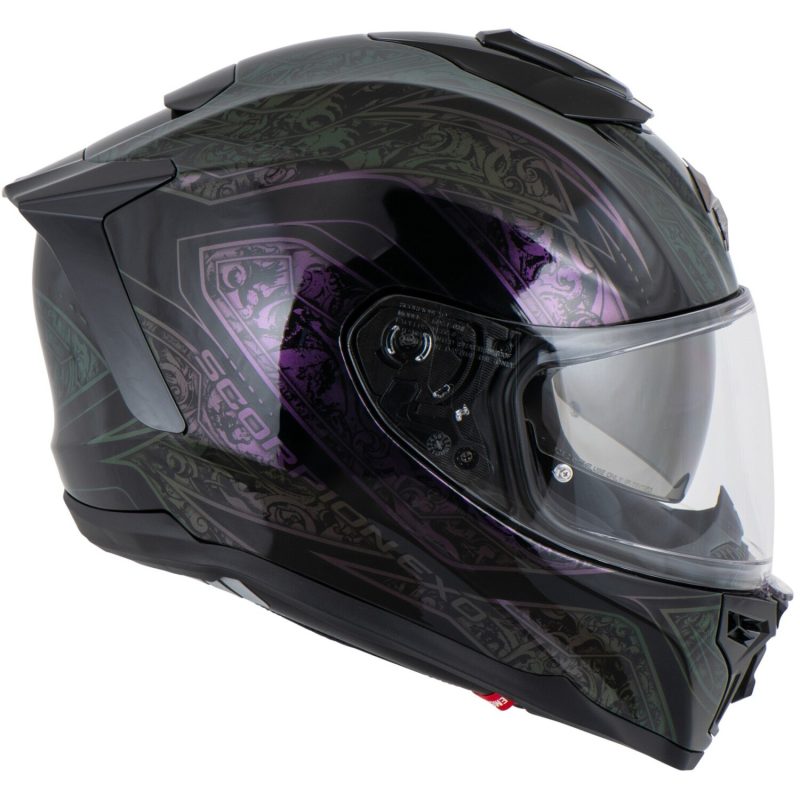 Scorpion EXO-1500 Air Fantasy – Casco integral de moto negro