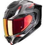 Scorpion EXO-1500 Air Sleek – Casco integral de moto negro, gris y rojo