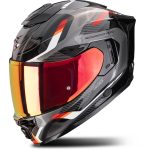 Scorpion EXO-1500 Air Sleek – Casco integral de moto negro, gris y rojo