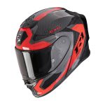 Scorpion EXO-R1 Evo Carbon Air – Casco integral de moto rojo mate