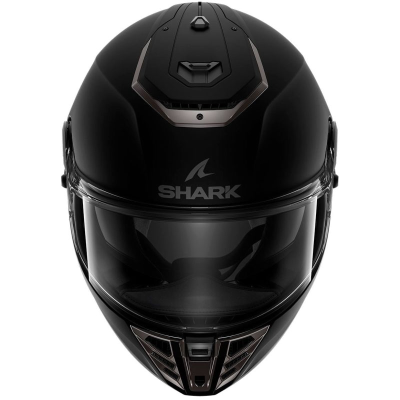 Shark Spartan RS Blank SP Mat – Casco integral de moto negro mate, ECE 22.06