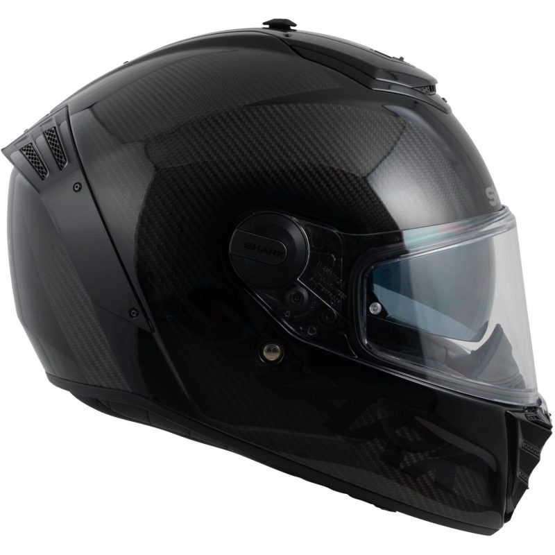 Shark Spartan RS Carbon Skin – Casco integral de moto negro/gris, ECE 22.06