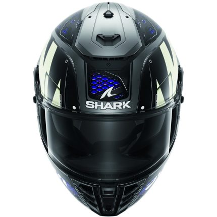 Shark Spartan RS Stingrey – Casco integral de moto negro/rojo mate, ECE 22.06