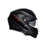 AGV K3 Syth – Casco integral de moto negro mate, ECE 22.06