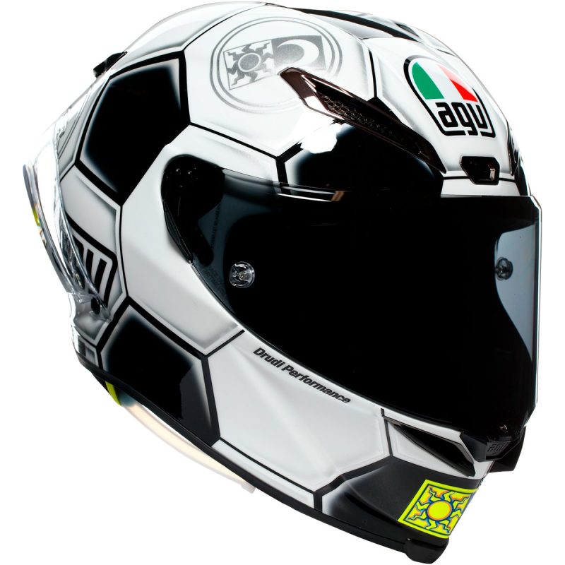 AGV Pista GP RR Rossi Catalunya 2008 – Casco integral de moto, ECE 22.06