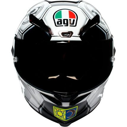 AGV Pista GP RR Rossi Catalunya 2008 – Casco integral de moto, ECE 22.06