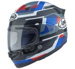 Arai Quantic Abstract – Casco integral de moto negro/rojo, ECE 22.05